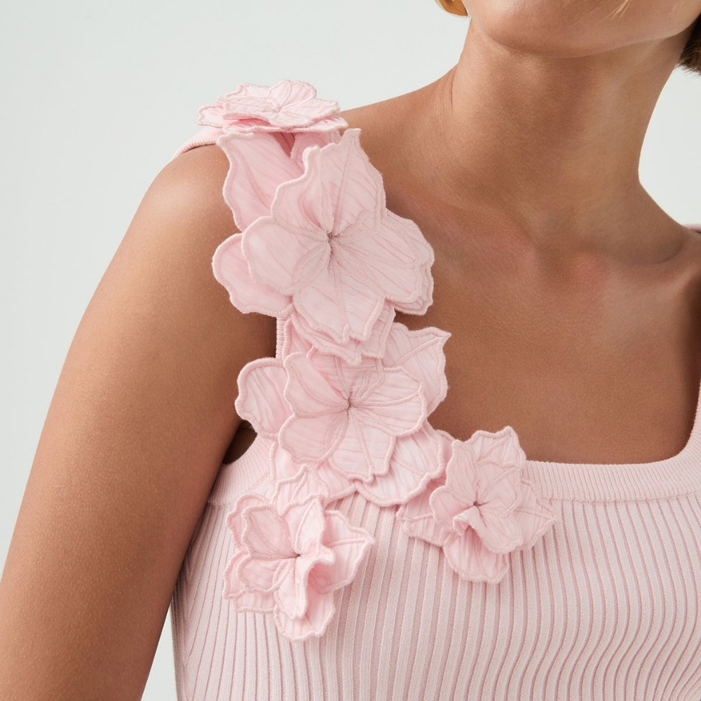 Aje Splendour Flower Knit Tank - Picture 5 of 12